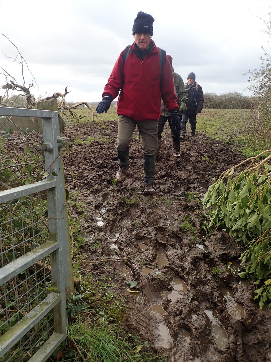 Short Walk Not the Malverns so mud