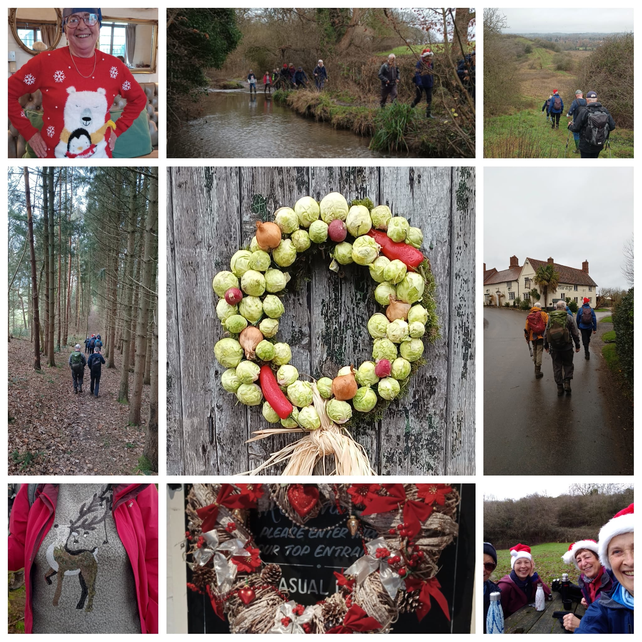 Xmas lunch walk